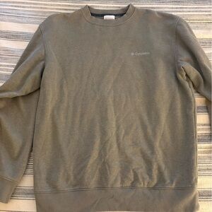 Columbia Men's Crewneck Sweater in Dark Green